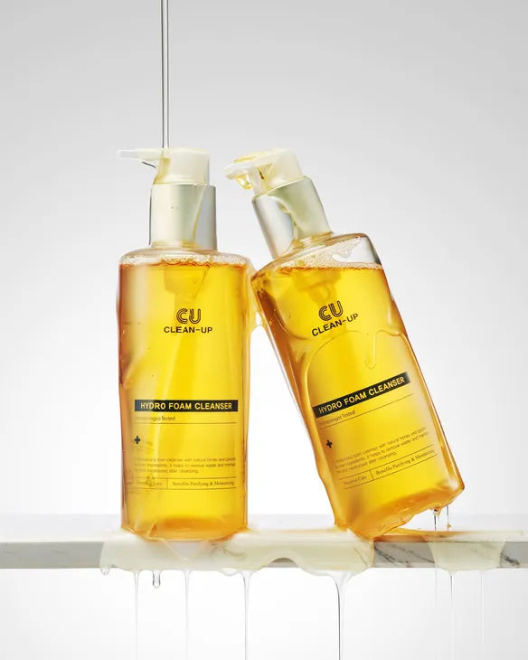 CUSKIN DRĖKINAMOSIOS VALOMOSIOS VEIDO PUTOS, VISIEMS ODOS TIPAMS "CLEAN - UP HYDRO FOAM CLEANSER", 250ml