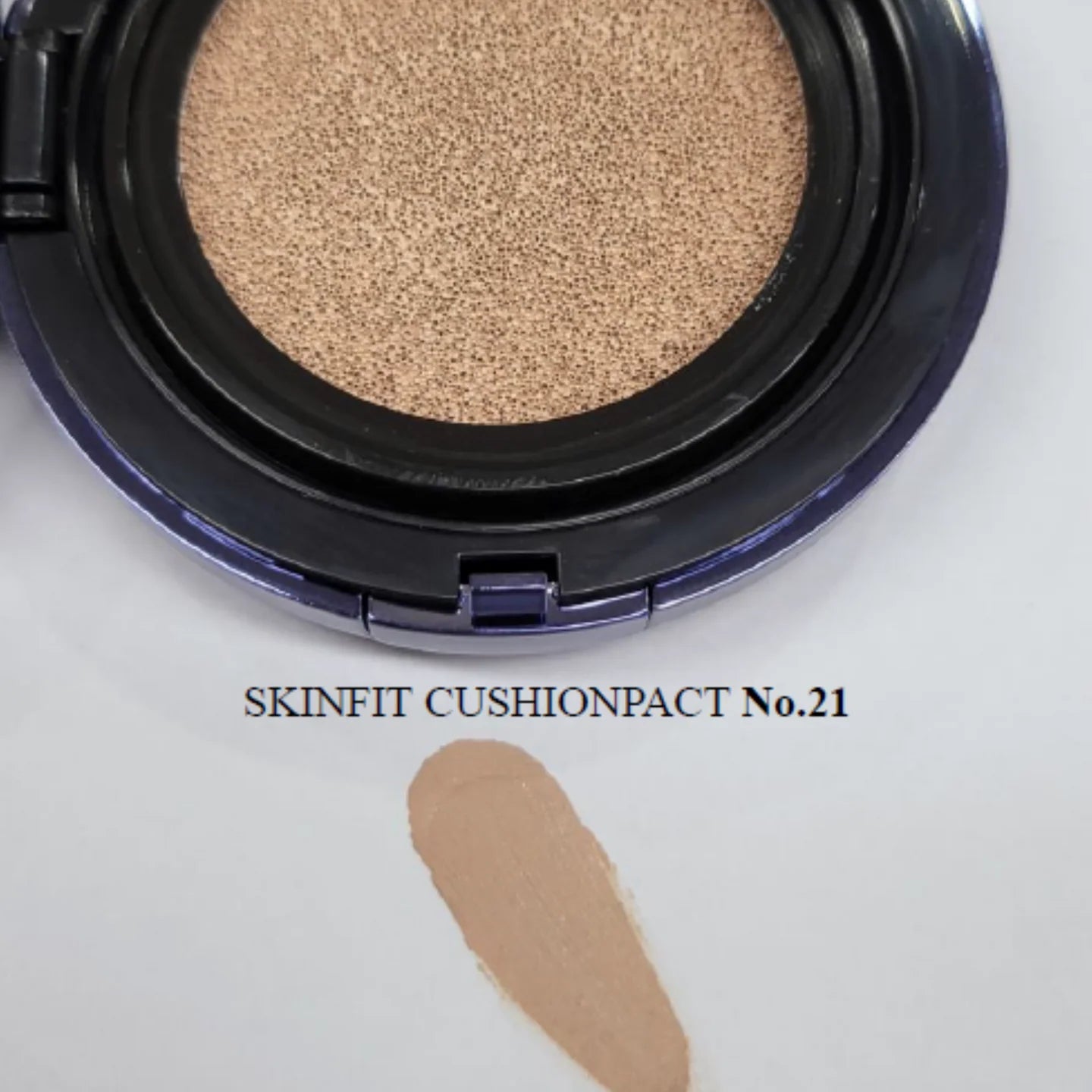 CUSKIN INOVATYVUS MAKIAŽO PAGRINDAS KEIČIAMU UŽPILDU "SKINFIT CUSHIONPACT" SPF50+ PA+++, 15g + 15g