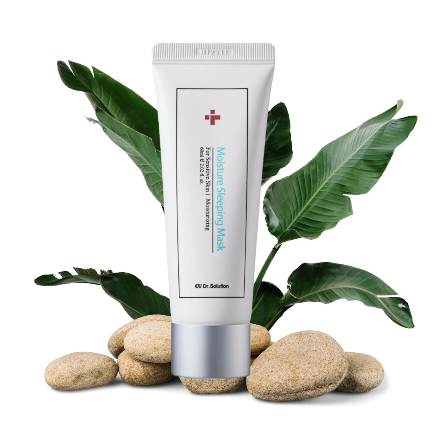 CUSKIN INTENSYVIAI DRĖKINANTI NAKTINĖ VEIDO KAUKĖ "MOISTURE SLEEPING MASK", 60 ML