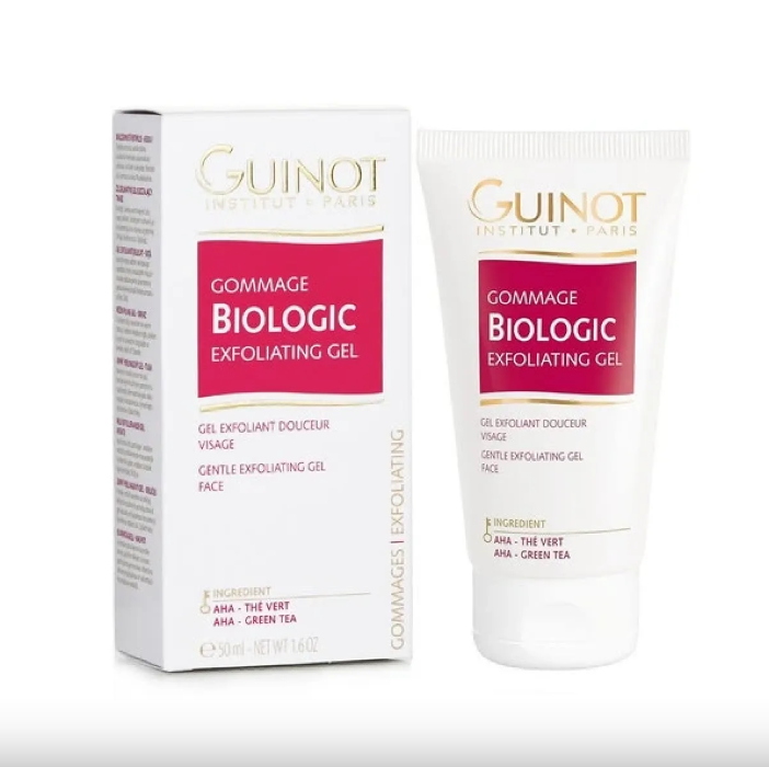 GUINOT BIOLOGINIS VEIDO ŠVEITIKLIS "BIOLOGIC EXFOLIATING GEL" , 50 ML