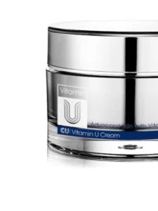 CUSKIN ŠVIESINANTIS IR RAUKŠLES MAŽINANTIS VEIDO KREMAS SU VITAMINUU U, VISIEMS ODOS TIPAMS "VITAMIN U CREAM", 50 ML