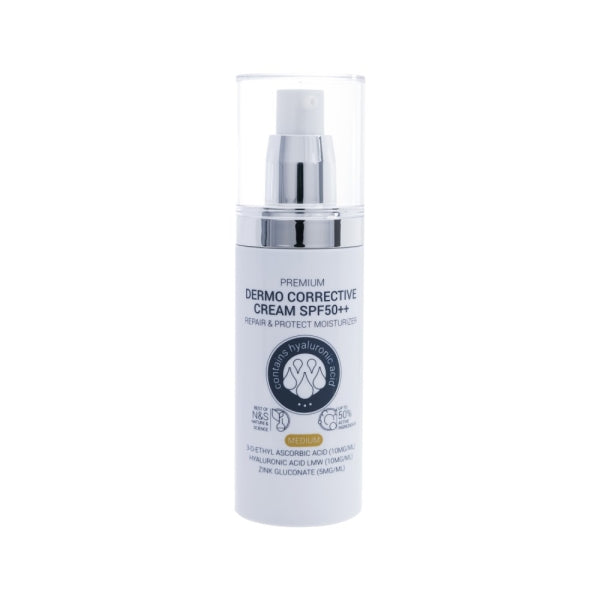 CLINICARE KREMAS SU SPALVA "DERMO CORRECTIVE CREAM SPF50++" (MEDIUM)