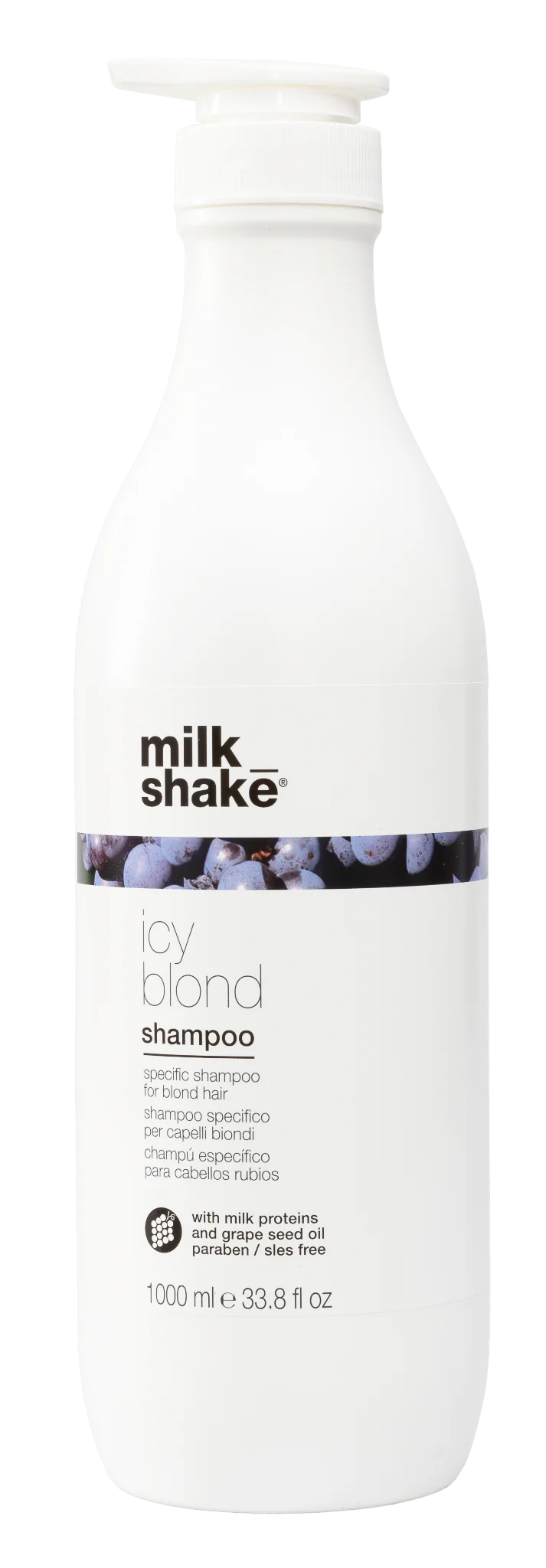 MILK SHAKE ŠAMPŪNAS ŠVIESIEMS PLAUKAMS "ICY BLOND"