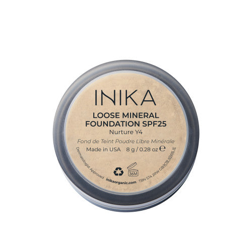 INIKA ORGANIC BIRI MINERALINĖ PUDRA SPF 25 "PATIENCE", 8 g