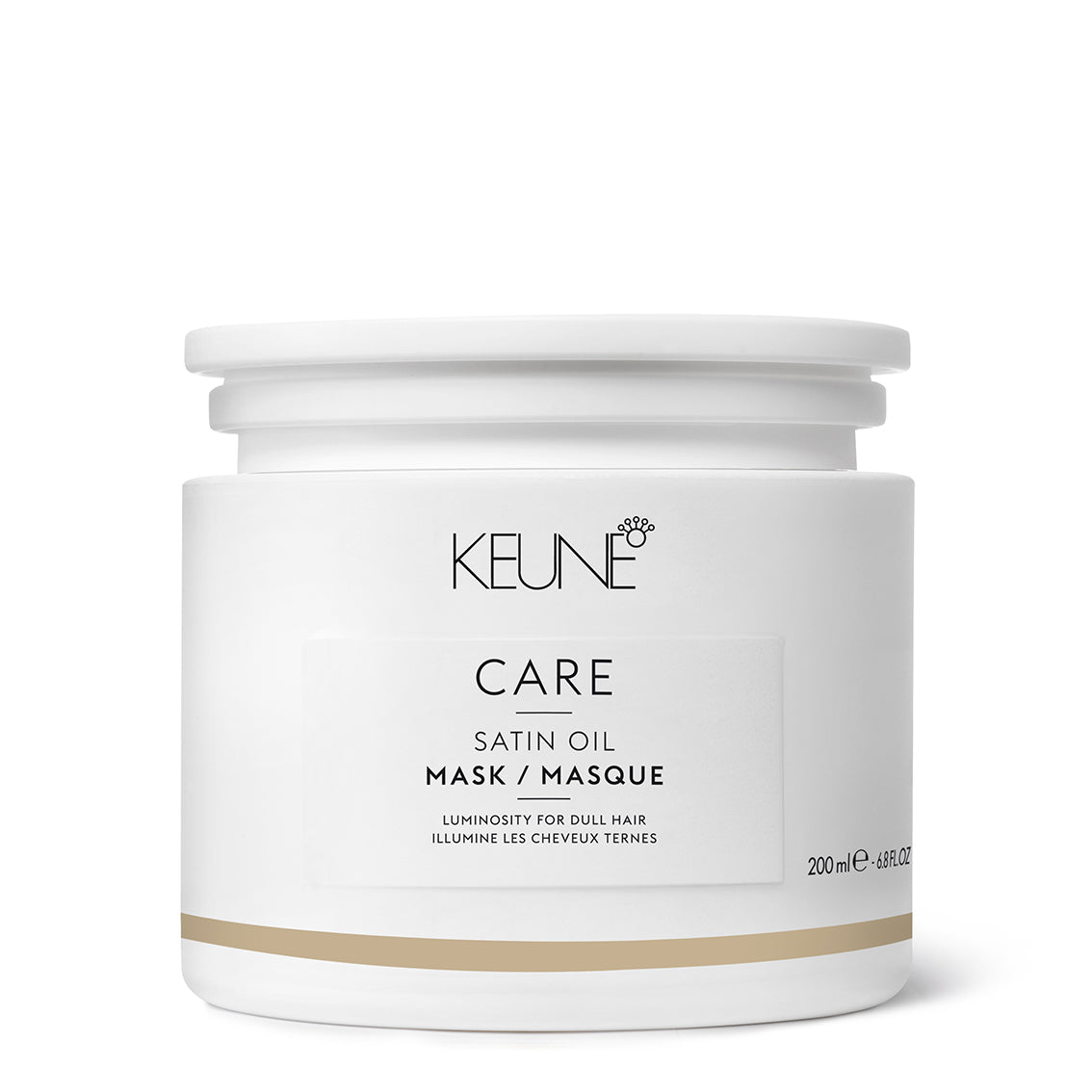 KEUNE CARE KAUKĖ SAUSIEMS, PORĖTIEMS PLAUKAMS "SATIN OIL", 200 ML
