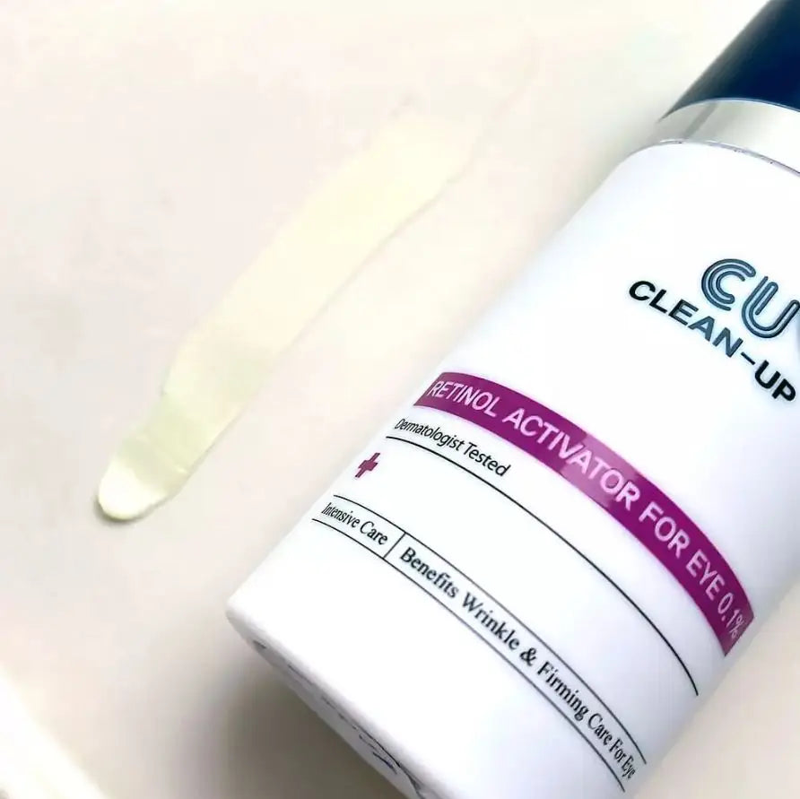 CUSKIN PAAKIŲ KREMAS SU RETINOLIU 0.1 % "CLEAN - UP RETINOL ACTIVATOR FOR EYE 0.1 %", 15 ML