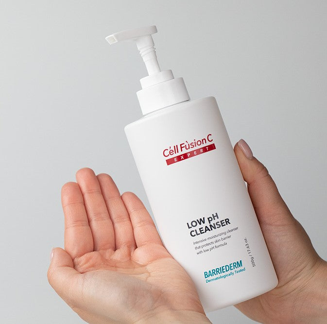 CELL FUSION C EXPERT UNIVERSALUS PRAUSIKLIS SAUSAI ODAI „BARRIEDERM LOW PH CLEANSER“, 500 ML