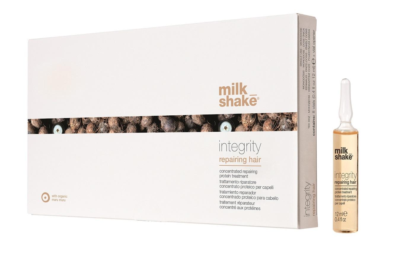 MILK SHAKE STIPRUS PROTEINŲ KONCENTRATAS PLAUKAMS "INTEGRITY REPAIRING HAIR CONCENTRATED" , 8x12 ML