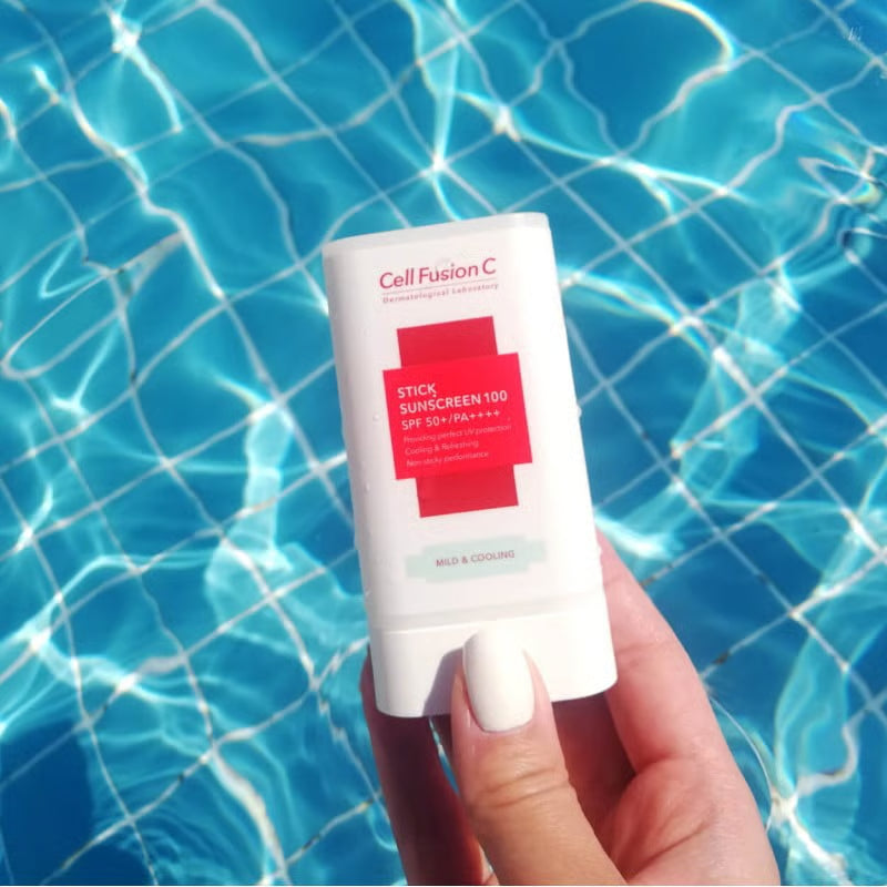 CELL FUSION C DRĖKINANTIS PIEŠTUKAS NUO SAULĖS "AQUATICA STICK SUNSCREEN 100 SPF50+/PA++++”, 19 G