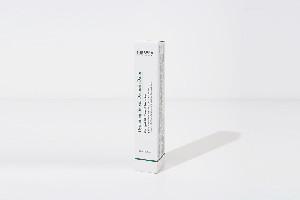 "THESERA" drėkinamasis kremas su spalva ir SPF30 "HYDRATING REPAIR BLEMISH BALM", No.2, 30 ML