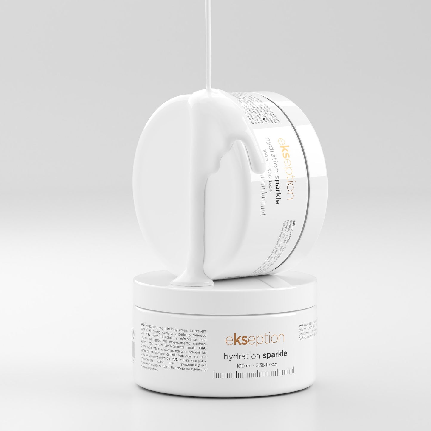 EKSEPTION DRĖKINAMASIS KREMAS "HYDRATION SPARKLE", 100 ML