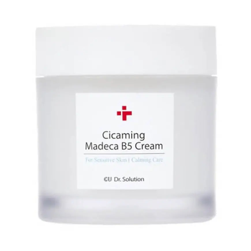 "CUSKIN" RAMINAMASIS KREMAS SU PANTENOLIU MAŽINANTIS JAUTRUMĄ "CICAMING MADECA B5 CREAM", 70 ML