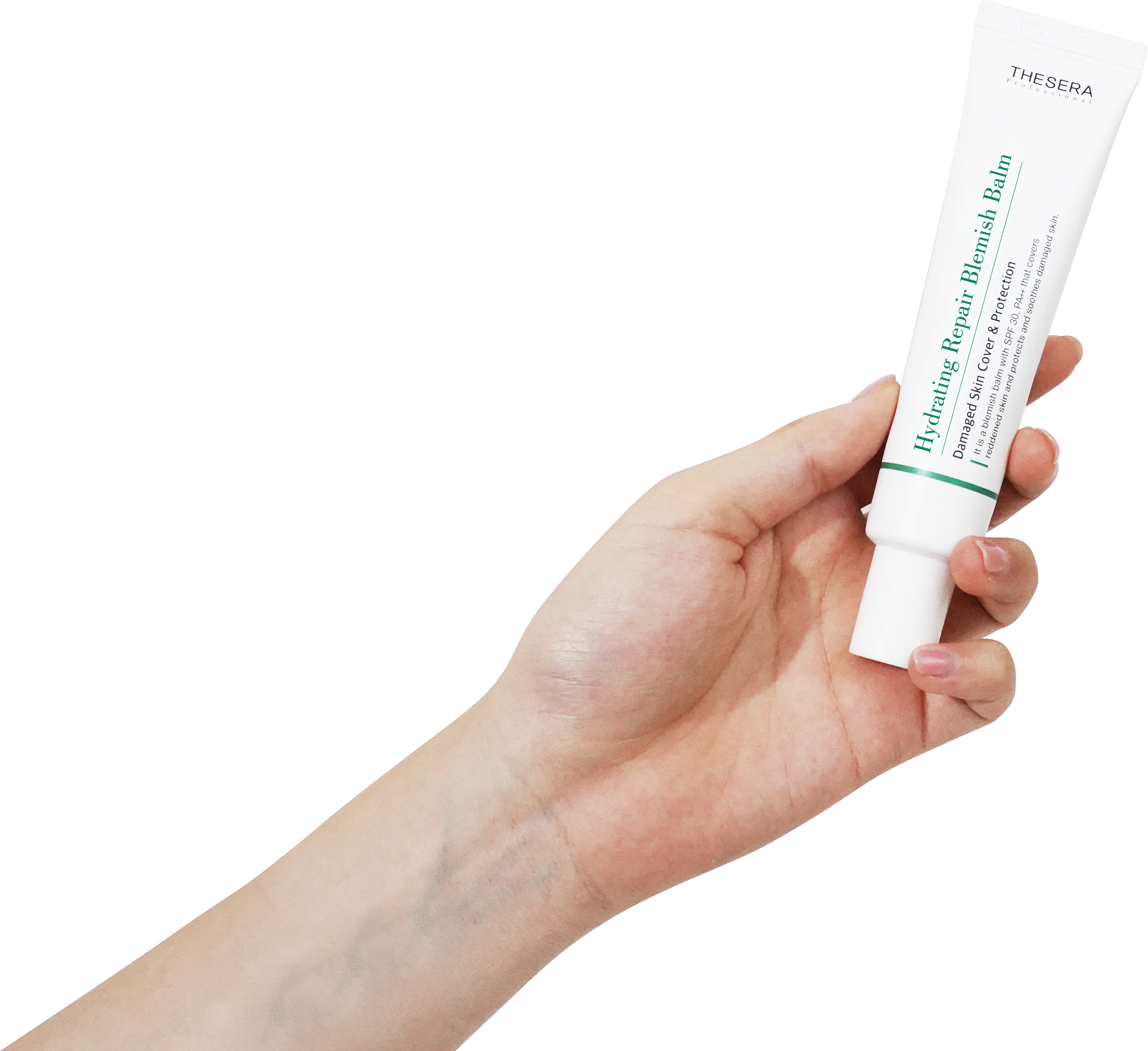 "THESERA" drėkinamasis kremas su spalva ir SPF30 "HYDRATING REPAIR BLEMISH BALM", No.2, 30 ML