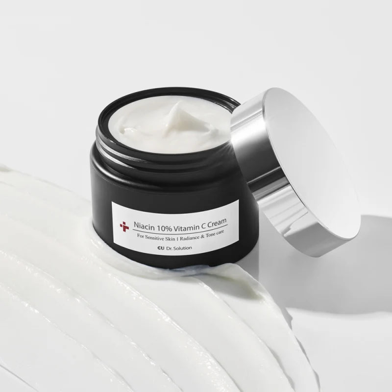 "CUSKIN" koncentruotas kremas su 10% niacinamidu ir Vitaminu C "NIACIN  10% VITAMIN C CREAM", 50 ML