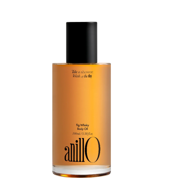 ANILLO Fig Whisky Body Oil maitina ir minkština sausą, dehidratuotą odą, padeda išlaikyti drėgmę. Su figų ekstraktu ir 8 augaliniais aliejais. Karale.lt
