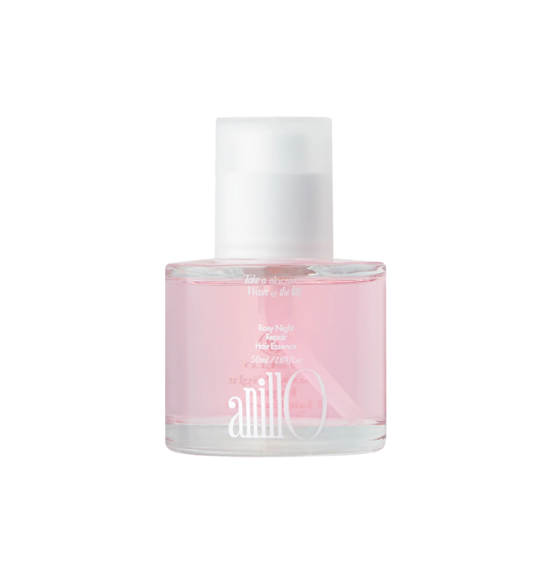 ANILLO Rosy Night Repair Hair Essence glotnina sausus, pažeistus plaukus ir suteikia žvilgesio. Su 8 aliejų kompleksu, rožių ekstraktu ir peptidais. Karale.lt