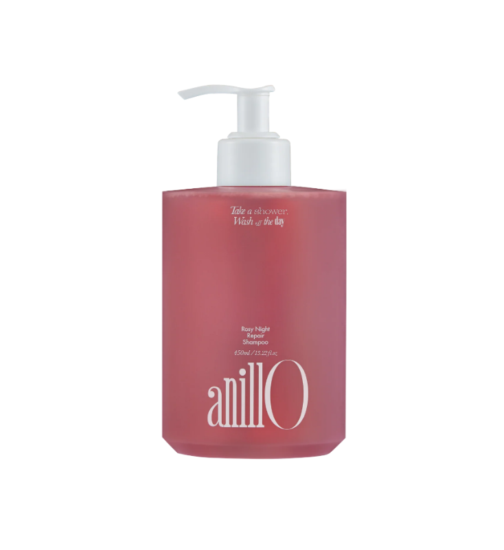 ANILLO Rosy Night Repair šampūnas drėkina sausus, pažeistus ir dažytus plaukus. Su Damasko rožių vandeniu, keram idais ir erškėtuogių aliejumi. Karale.lt