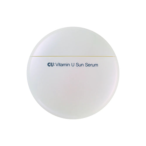 CUSKIN Vitamin U Sun Serum SPF 50+ PA++++. Lengva formulė su vitaminu U, peptidais, niacinamidu. Ocean Friendly. 50g Karale.lt