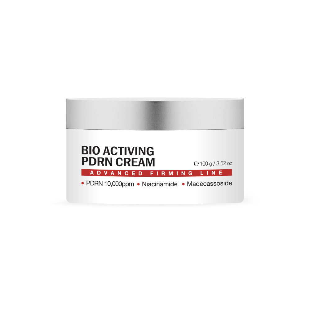 Dermaline Bio Activing PDRN Cream 100g. PDRN 10 000 ppm, niacinamidas, ceramidai, peptidai. Atkuria, stangrina, drėkina. Karale.lt