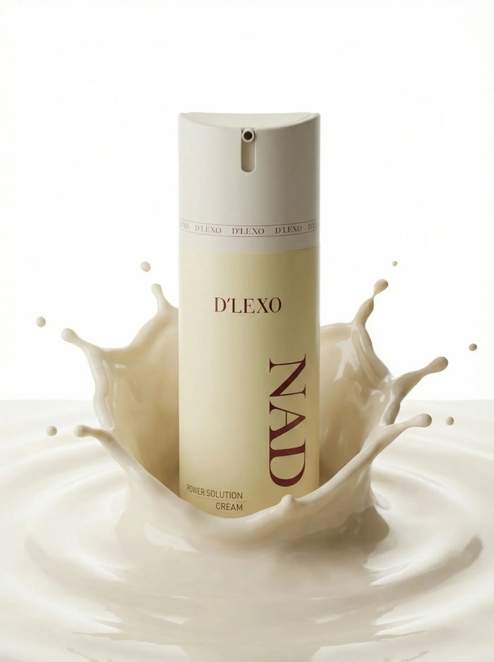 Dermaline D’LEXO NAD Power Solution Cream 100ml. NAD 1%, niacinamidas, resveratrolis, 6 peptidai. Energizuoja, drėkina, skaistina. Karale.lt