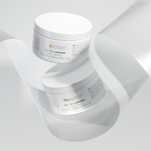  Profesionalus EKSEPTION priešraukšlinis kremas Age Less Cocoon Cream brandžiai odai. Mažina raukšles, atjaunina, suteikia stangrumą. Greitas pristatymas. 50ml. 100ml.