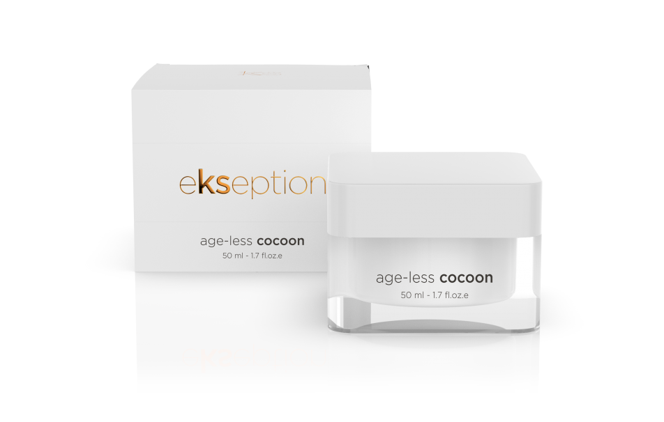  Profesionalus EKSEPTION priešraukšlinis kremas Age Less Cocoon Cream brandžiai odai. Mažina raukšles, atjaunina, suteikia stangrumą. Greitas pristatymas. 50ml. 