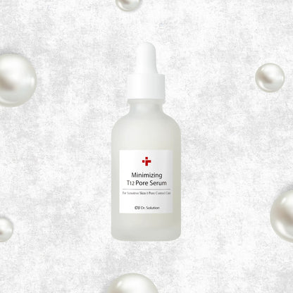 CUSKIN SEBUMĄ REGULIUOJANTIS PORAS MAŽINANTIS SERUMAS "MINIMIZING T12 PORE SERUM", 50ml