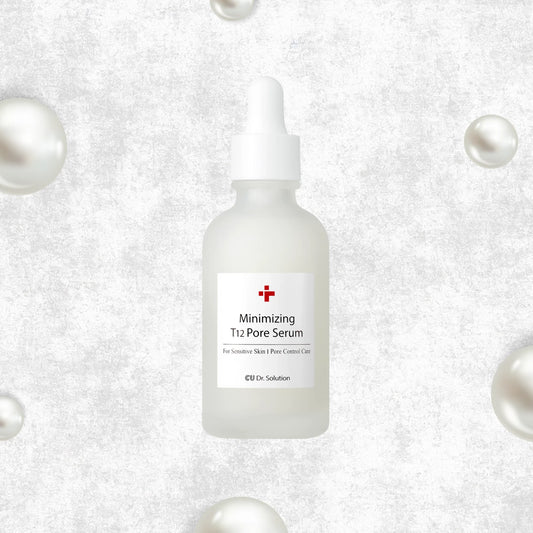 CUSKIN SEBUMĄ REGULIUOJANTIS PORAS MAŽINANTIS SERUMAS "MINIMIZING T12 PORE SERUM", 50ml