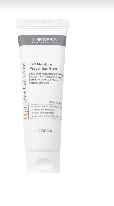 THESERA DRĖKINAMASIS VEIDO KREMAS "HYDROGLOW CELL" , 30 ml
