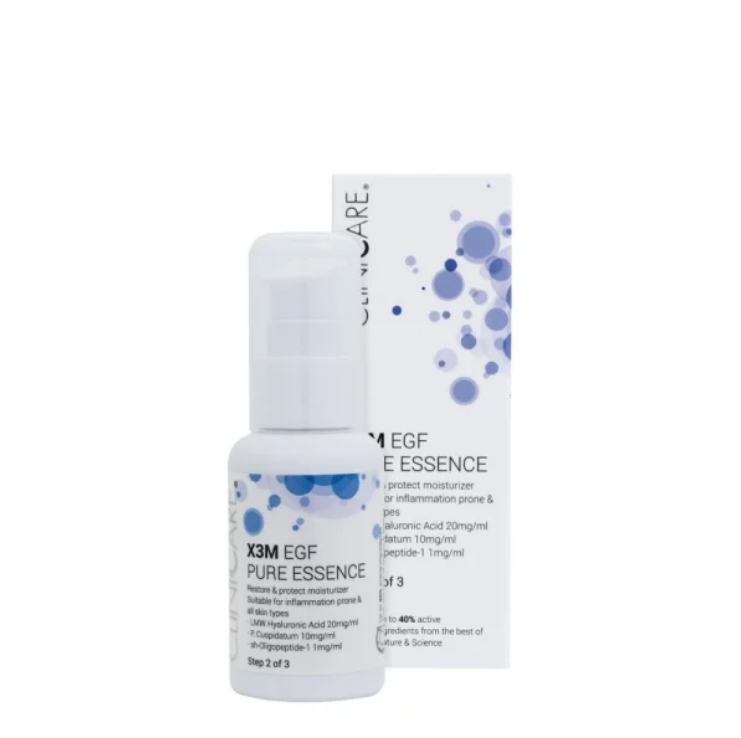 "CLINICCARE" SERUMAS PRIEŠ ODOS SENĖJIMĄ, PRIEŠUŽDEGIMINIS "EGF EXTRA PURE SERUM", 50 ML