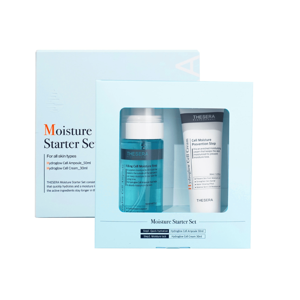 "THESERA" RINKINYS "MOISTURE STARTER", 50 ML + 30 ML