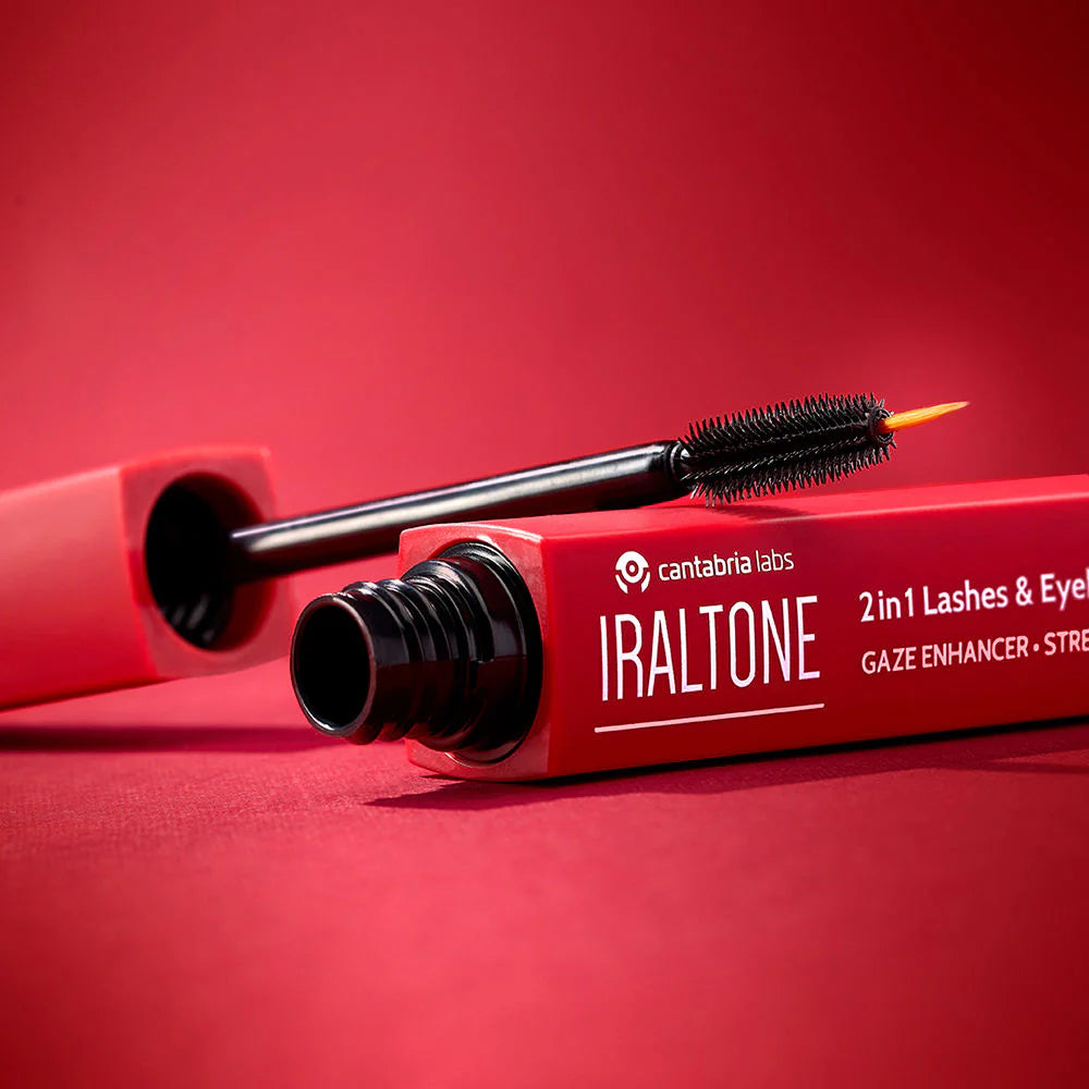 IRALTONE 2 in 1 Lashes & Eyebrows Serum Booster 10ml – ilgina, stiprina blakstienas ir antakius. Peptidai, hialurono rūgštis, D-pantenolis. Karale.lt