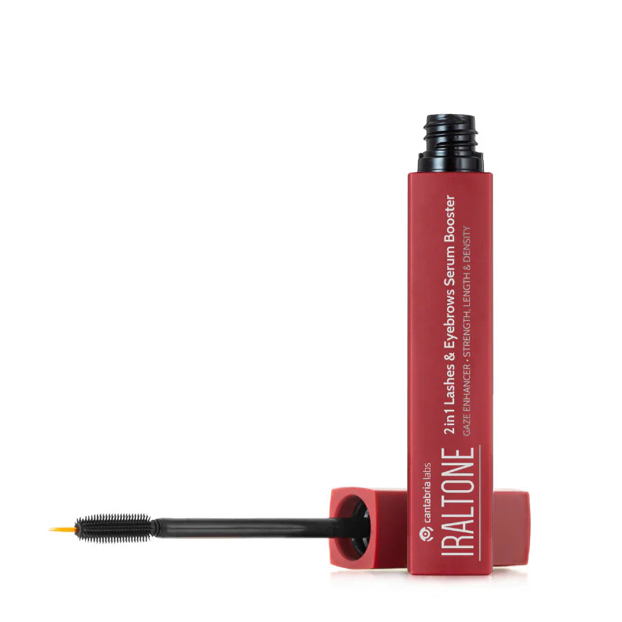 IRALTONE 2 in 1 Lashes & Eyebrows Serum Booster 10ml – ilgina, stiprina blakstienas ir antakius. Peptidai, hialurono rūgštis, D-pantenolis. Karale.lt