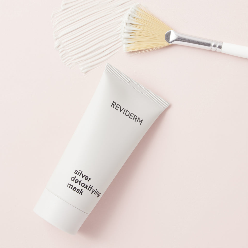 "REVIDERM" priešuždegiminė veido kaukė "SILVER DETOXIFYING MASK", 50 ML