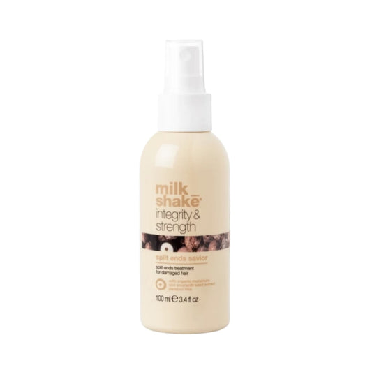 MILK SHAKE PURŠKIKLIS PAŽEISTIEMS PLAUKAMS "NTEGRITY AND STRENGTH SPLIT ENDS SAVIOR", 100 ML