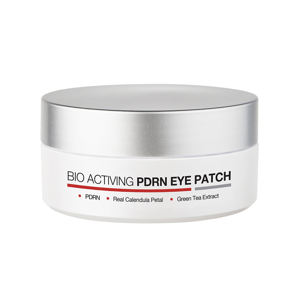 "DERMALINE" dvigubo poveikio hidrogelio paakių kaukės su PDRN "PDRN SOLUTION EYE PATCH", 60 vnt.