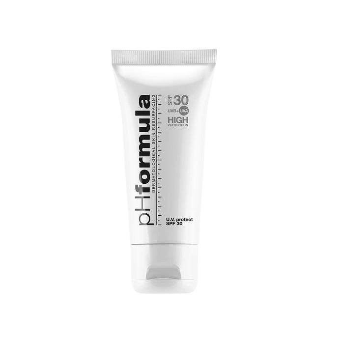 PH Formula UV Protect SPF30+ veido kremas su UVA/UVB apsauga ir peptidų kompleksu. Apsaugo nuo saulės, maitina odą. Tinka visiems odos tipams. Užsisakykite karale.lt
