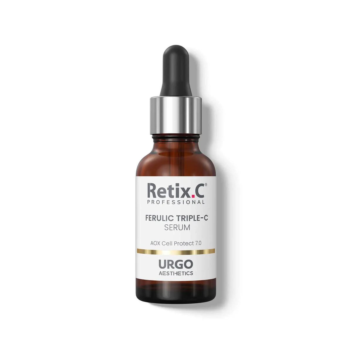 Retix.C_Ferulic_Triple-C serumas skaistina papilkėjusią, pigmentuotą odą. Su 15 % vitamino C ir ferulo rūgštimi, antioksidacinei odos priežiūrai. Karale.lt