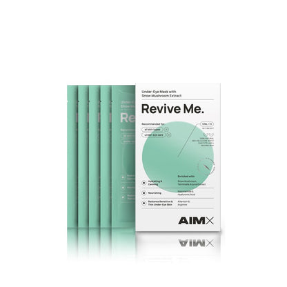 AIMX DRĖKINANTI IR GAIVINANTI PAAKIŲ KAUKĖ SU HIALURONU „REVIVE ME“