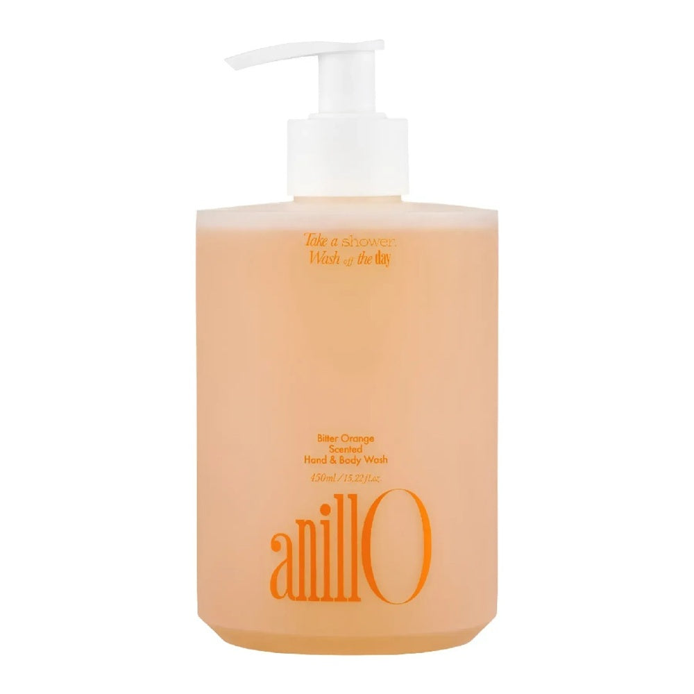 anillO Bitter Orange Hand & Body Wash – rankų ir kūno prausiklis kasdienei odos švarai. Su karčiojo apelsino ekstraktais ir vitaminais C bei E. Karale.lt
