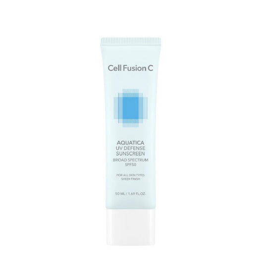 CELL FUSION C DRĖKINANTI APSAUGA NUO SAULĖS „AQUATICA SUNSCREEN 100 SPF50+/PA++++“, 50 ML