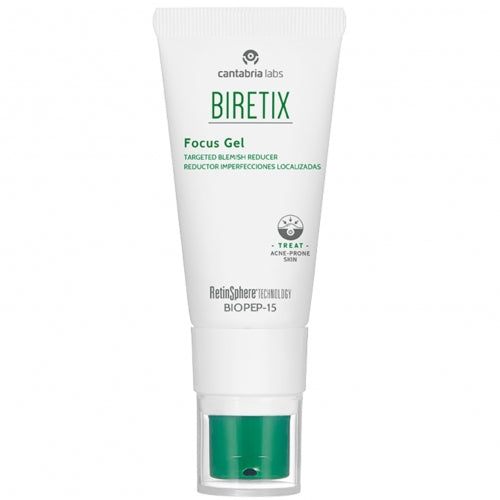 Biretix Focus Gel su RetinSphere, salicilo rūgštimi ir niacinamidu. Mažina spuogus, paraudimũ, pigmentaciją. Dermatologų patikrintas. Karale.lt