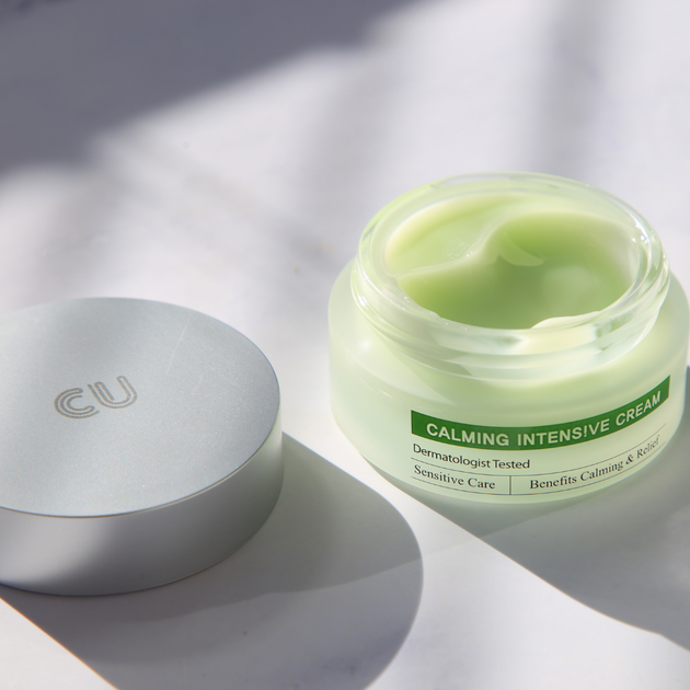 "CUSKIN" jautrios, raustančios odos raminantis "CALMING INTENSIVE CREAM", 30 ML