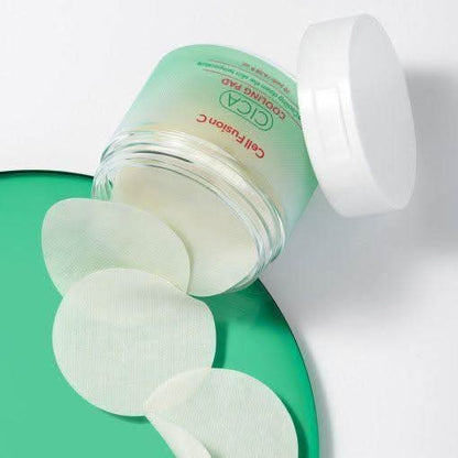 CELL FUSION C VĖSINANTIS IR RAMINANTIS VEIDO TONIKAS "CICA COOLING PAD", 180 ML / 70 VNT