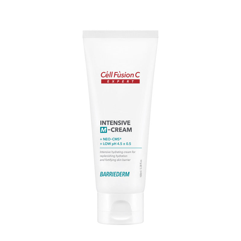 Cell Fusion C Intensive M Cream 100ml – barjero atkuriamasis kremas jautriai, atopinei odai. NEO-CMS® lipidai, pH 4,5. Po procedūrų ir kasdienei priežiūrai. Karale.lt