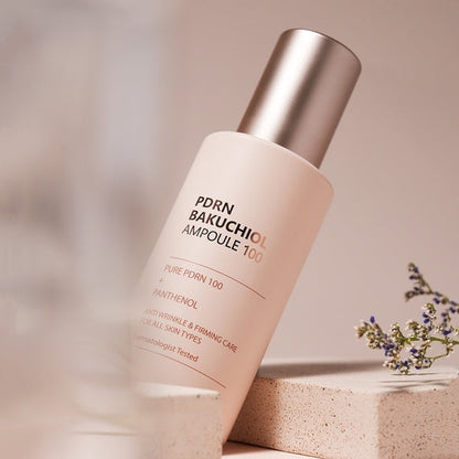 CUSKIN DVIGUBOS FUNKCIJOS SERUMAS SU GRYNUOJU  PDRN IR  AUGALINIU BAKUČIOLIU "PDNR BAKUCHIOL AMPOULE 100", 35 ML