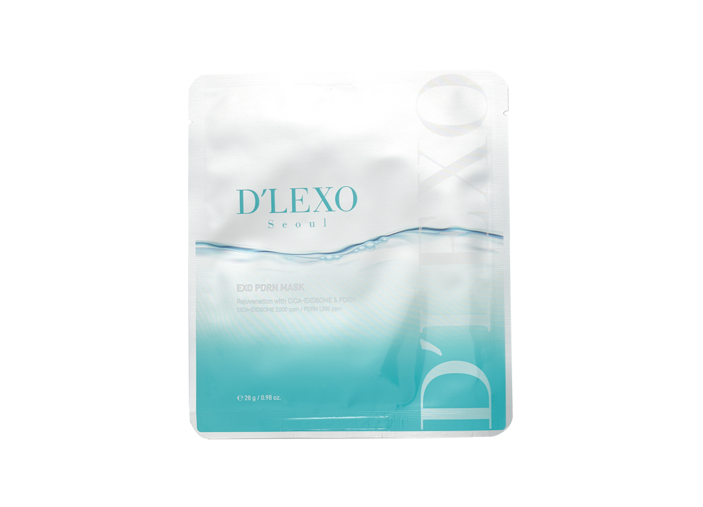 Dermaline EXO PDRN Mask 28g. PDRN 1000 ppm + CICA Exosome 2000 ppm. Intensyviai drėkina, stangrina, atgaivina odą. Karale.lt