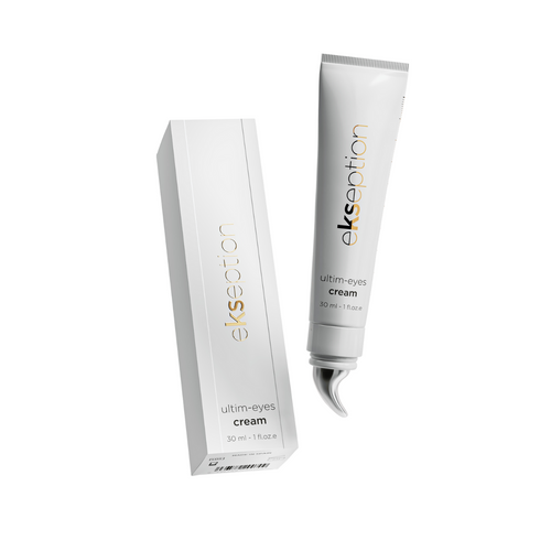 Profesionalus EKSEPTION akių kontūro kremas Ultim-Eyes Cream. Anti-age priežiūra jautriai paakių odai - mažina raukšles, tamsių ratilų ir patinimų. 30ml.
