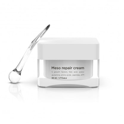 FUSION MESOTHERAPY raminamojo poveikio kremas odos atstatymui "MESO REPAIR CREAM", 50 ML