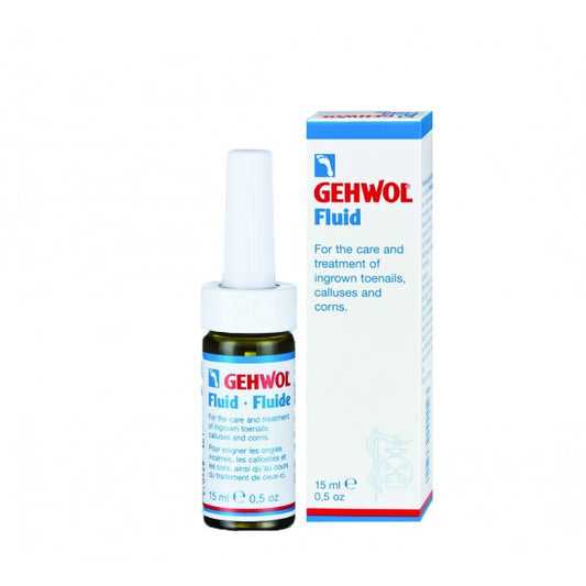 GEHWOL SKYSTIS ĮAUGUSIŲ NAGŲ, TRYNIŲ, NUOSPAUDŲ PRIEŽIŪRAI "FLUID", 15 ML